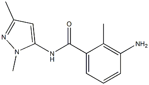 3-amino-N-(1,3-dimethyl-1H-pyrazol-5-yl)-2-methylbenzamide 구조식 이미지