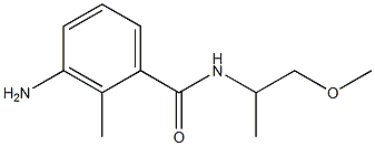 3-amino-N-(1-methoxypropan-2-yl)-2-methylbenzamide Structure