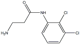 3-amino-N-(2,3-dichlorophenyl)propanamide 구조식 이미지