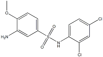 3-amino-N-(2,4-dichlorophenyl)-4-methoxybenzene-1-sulfonamide Structure