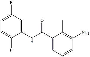 3-amino-N-(2,5-difluorophenyl)-2-methylbenzamide 구조식 이미지