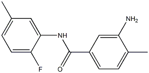 3-amino-N-(2-fluoro-5-methylphenyl)-4-methylbenzamide 구조식 이미지
