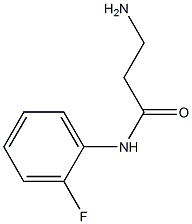 3-amino-N-(2-fluorophenyl)propanamide 구조식 이미지