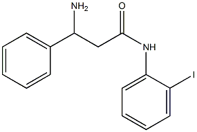 3-amino-N-(2-iodophenyl)-3-phenylpropanamide Structure