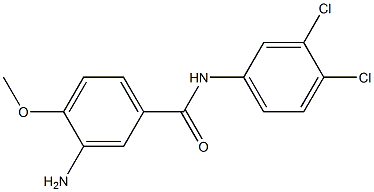 3-amino-N-(3,4-dichlorophenyl)-4-methoxybenzamide 구조식 이미지