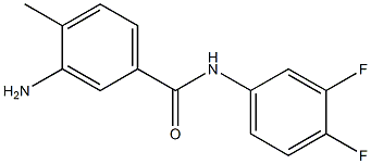 3-amino-N-(3,4-difluorophenyl)-4-methylbenzamide 구조식 이미지