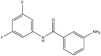 3-amino-N-(3,5-difluorophenyl)benzamide Structure