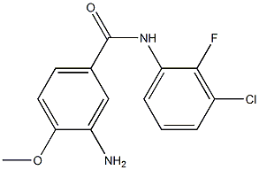 3-amino-N-(3-chloro-2-fluorophenyl)-4-methoxybenzamide 구조식 이미지