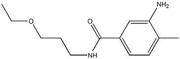 3-amino-N-(3-ethoxypropyl)-4-methylbenzamide 구조식 이미지