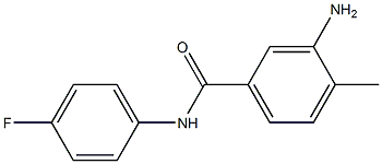3-amino-N-(4-fluorophenyl)-4-methylbenzamide Structure
