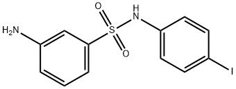 3-amino-N-(4-iodophenyl)benzene-1-sulfonamide 구조식 이미지