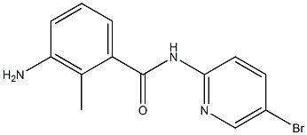 3-amino-N-(5-bromopyridin-2-yl)-2-methylbenzamide Structure