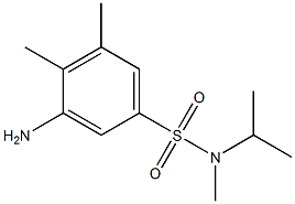 3-amino-N,4,5-trimethyl-N-(propan-2-yl)benzene-1-sulfonamide 구조식 이미지