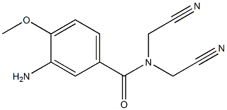 3-amino-N,N-bis(cyanomethyl)-4-methoxybenzamide 구조식 이미지