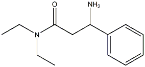3-amino-N,N-diethyl-3-phenylpropanamide 구조식 이미지