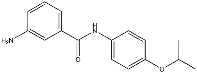 3-amino-N-[4-(propan-2-yloxy)phenyl]benzamide Structure