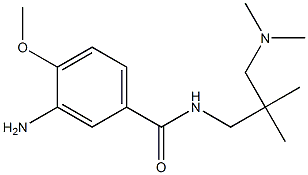 3-amino-N-{2-[(dimethylamino)methyl]-2-methylpropyl}-4-methoxybenzamide 구조식 이미지