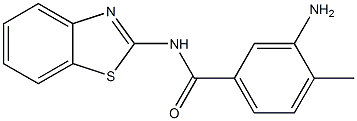 3-amino-N-1,3-benzothiazol-2-yl-4-methylbenzamide 구조식 이미지