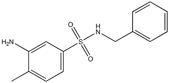 3-amino-N-benzyl-4-methylbenzene-1-sulfonamide 구조식 이미지