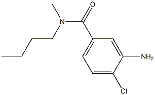 3-amino-N-butyl-4-chloro-N-methylbenzamide 구조식 이미지