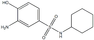 3-amino-N-cyclohexyl-4-hydroxybenzene-1-sulfonamide Structure