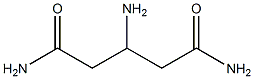 3-aminopentanediamide 구조식 이미지