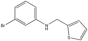 3-bromo-N-(thiophen-2-ylmethyl)aniline Structure