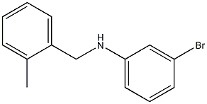 3-bromo-N-[(2-methylphenyl)methyl]aniline 구조식 이미지