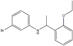 3-bromo-N-[1-(2-ethoxyphenyl)ethyl]aniline 구조식 이미지