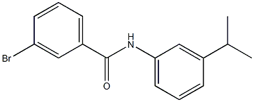 3-bromo-N-[3-(propan-2-yl)phenyl]benzamide 구조식 이미지