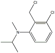 3-chloro-2-(chloromethyl)-N-methyl-N-(propan-2-yl)aniline 구조식 이미지