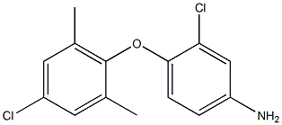 3-chloro-4-(4-chloro-2,6-dimethylphenoxy)aniline Structure