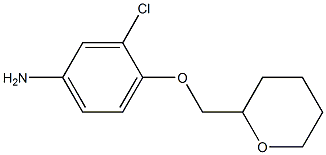 3-chloro-4-(oxan-2-ylmethoxy)aniline 구조식 이미지