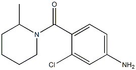 3-chloro-4-[(2-methylpiperidin-1-yl)carbonyl]aniline Structure
