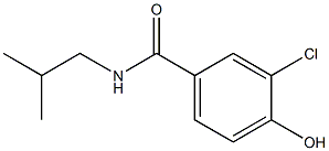 3-chloro-4-hydroxy-N-(2-methylpropyl)benzamide Structure