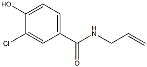 3-chloro-4-hydroxy-N-(prop-2-en-1-yl)benzamide Structure