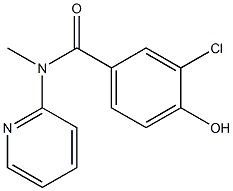 3-chloro-4-hydroxy-N-methyl-N-(pyridin-2-yl)benzamide Structure