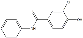 3-chloro-4-hydroxy-N-phenylbenzamide 구조식 이미지