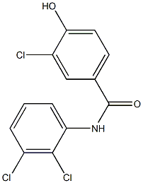 3-chloro-N-(2,3-dichlorophenyl)-4-hydroxybenzamide 구조식 이미지