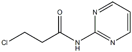 3-chloro-N-pyrimidin-2-ylpropanamide Structure