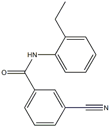 3-cyano-N-(2-ethylphenyl)benzamide Structure