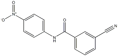 3-cyano-N-(4-nitrophenyl)benzamide Structure