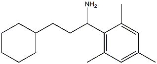 3-cyclohexyl-1-(2,4,6-trimethylphenyl)propan-1-amine 구조식 이미지