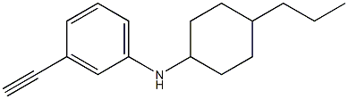 3-ethynyl-N-(4-propylcyclohexyl)aniline Structure
