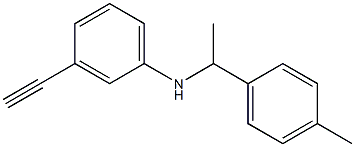 3-ethynyl-N-[1-(4-methylphenyl)ethyl]aniline Structure