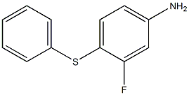 3-fluoro-4-(phenylsulfanyl)aniline Structure