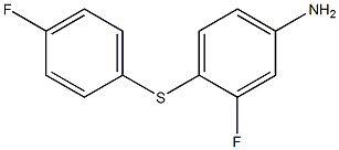 3-fluoro-4-[(4-fluorophenyl)sulfanyl]aniline Structure