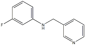 3-fluoro-N-(pyridin-3-ylmethyl)aniline Structure