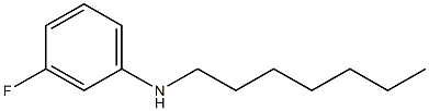 3-fluoro-N-heptylaniline 구조식 이미지