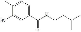 3-hydroxy-4-methyl-N-(3-methylbutyl)benzamide 구조식 이미지